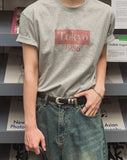 Tokyo Print Crop Short Sleeve T-shirt