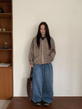 Hilka cut denim wide pants