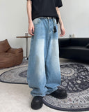 Alfie Wide Washed Denim Pants
