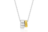 [Premium Plating] Ice Block AB(C) Dual Link Necklace