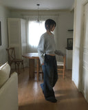 [MADE] Devon cut washing wide denim pants