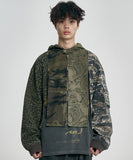 Camouflage Zip-Up Hooded Jacket