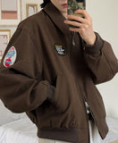 Letra Patch Blouson