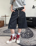 Arpa Front Button Bermuda Denim Pants