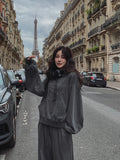 [LAN ARCHIVE] Pigment Patch Logo Crop Hoodie