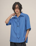 [LAN ARCHIVE][SETProduct] Ocean denim tie half shirt