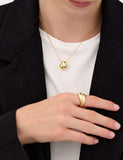 Plump Twist Silver Necklace