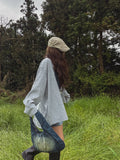 Iru Stripe Seersucker Overshirt