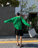 Linen Blend Semi Overfit Knit