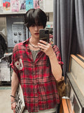 Ete 09 Vintage Pocket Check Short Sleeve Shirt