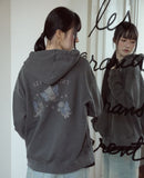 [2-WAY] Pixie Kitten Pigment Hood Zip-Up