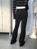 [Mink Lining] Fine Line Bootcut Training Pants