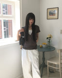 Serion cut balloon fit cotton pants