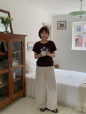 Enker Cool Banding Wide Linen Pants