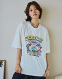 Peach Summer Short Sleeve Tee