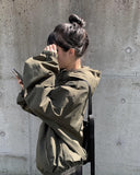 Mer nylon hooded windbreaker