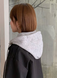 Kenk Layered Over Hood Blouson Jumper