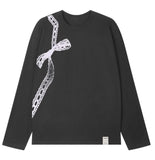 RIBBON SIDE Long Sleeve T-Shirt