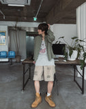 Crudy wrinkle check shirt