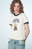 Forevery CROP Ringer Tee