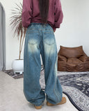 Ravid Balloon Track Denim Pants