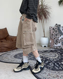 DEFENER Dyeing Bermuda Cargo Pants