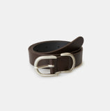 Vintage buckle leather belt