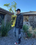 Beito mix track cargo pants