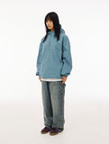 Color Matching Stitch Hood Anorak