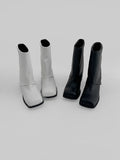 1099 Layered Middle Boots (6 cm)