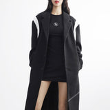Zao Color Matching Long Coat