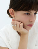 Champagne Moon NEW Silver (W) Chunky Ring M