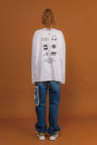 Recording Long Sleeve Heavy Overfit White