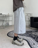 Kainen Pintuck Three-Quarter Bermuda Pants