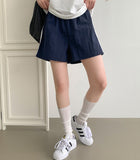 Two Side Line Rustling Full Banding Shorts