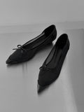 1209 Mesh Stiletto Flat Shoes (3 cm)