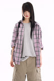 Madras big check over shirt