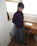 Hern High Neck Button Knit Cardigan