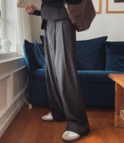Laura Two Pintuck Wide Slacks