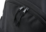 Baseball Black Logo Embroidery One Pocket Backpack
