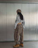TRIES REAL PATTERN JOGGER PANTS
