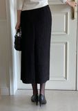Shumaz Wave Jacquard H-Line Skirt