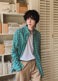 Ruins check overshirt