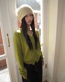 Pairing Frill V-Neck Knit Cardigan