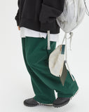 [BAONHAUS] Nteto stitch cotton pin tuck banding pants