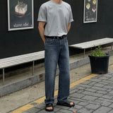 Mute Semi Wide Denim Pants