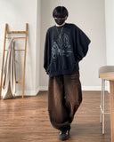Blended Damage Balloon Denim