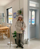 Ritcon Vintage Black Blue Washed Denim Pants