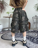 Lucien Camo Cargo Bermuda Pants