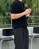Boucle Span Fisherman Knit